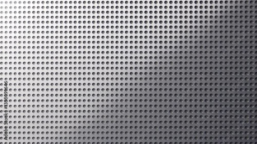 Poster halftone white and grey background design for clean web layout generative ai