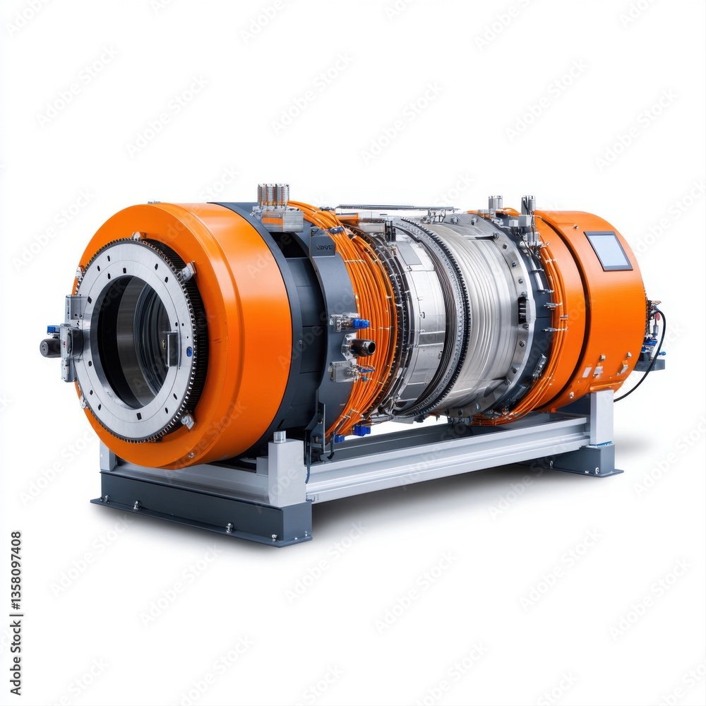 Poster precision engineered turbojet engine model for aerospace applications and advanced technology demons
