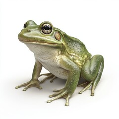 Fototapeta premium frog on white background