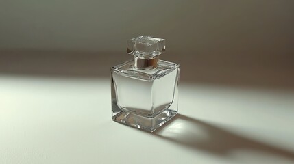Clear Glass Perfume Bottle