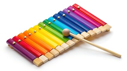 Obraz premium Colorful Wooden Xylophone 