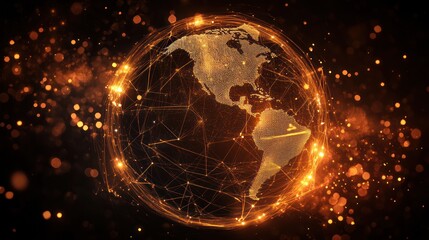 Obraz premium Global Network