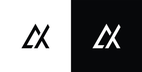 Minimalist Letter CX Logo Design
