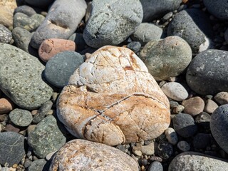 stones on the beach