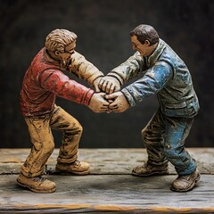 흰 배경에 정면으로 놓인 디지털 태블릿, AI 생성