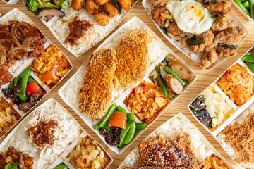 asian takeout food