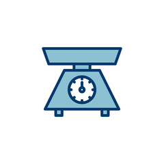 Scales icon vector isolated on white background. Law scale icon. Scales vector icon. Justice