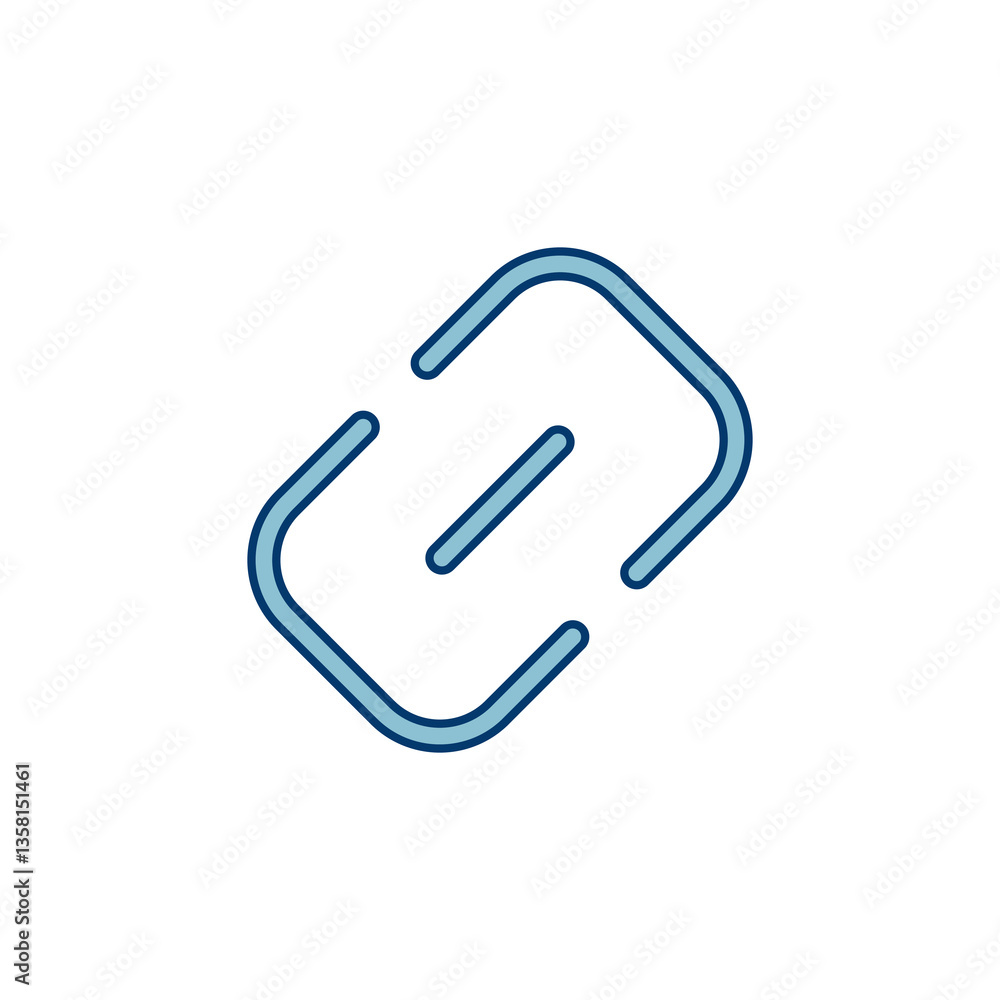 Poster external link symbol icon vector. link icon isolated on white background. link vector icon. hyperlin