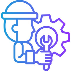 Preventive Maintenance line gradient icon