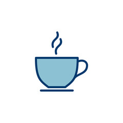 coffee cup icon vector isolated on white background. Coffee cup icon. Coffee vector icon. Tea