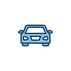 Car icon vector isolated on white background. Car icon vector.