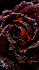 Obraz premium rose on a silk fabric