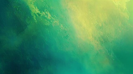 Fototapeta premium Abstract Green Yellow Background Texture, Nature Inspired, Gradient, Watercolor Effect, Modern Design For Creative Projects.