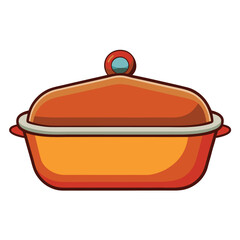 cooking pot vector illustration