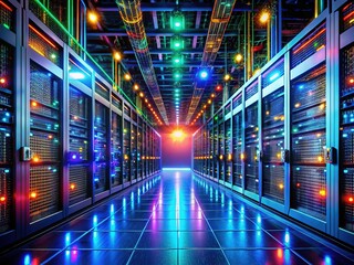 Fototapeta premium RJ47 Network Solutions Data Center Infrastructure