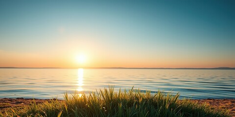 Lawn Mower Blade Cleaner - Clean Wave Burst Over Lake