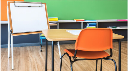 Detailed White Board on the Wall Background - Organization