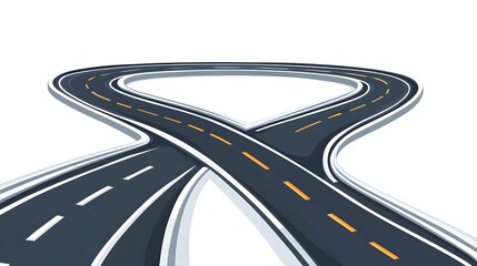 Y-Shaped Highway Splitting into Two Routes: Inferring Choices and Decision-Making in Transportation Planning