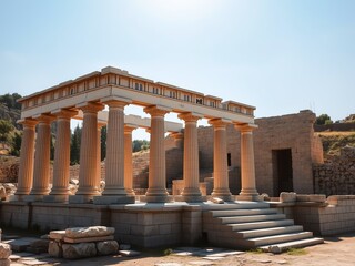 Obraz premium Ancient Philippeion, Olympia, Greek Sanctuary of King Philip II