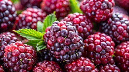 blackberries and raspberries
