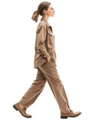 a people walking in transparent background.