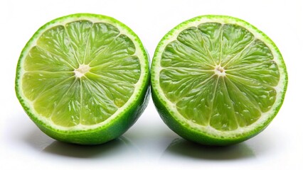 lime on white background