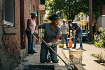 Community Volunteers Working Together for Urban Renewal