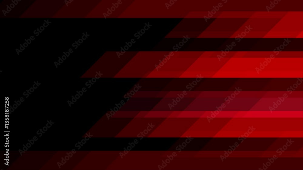 Aufkleber dark red tech geometric abstract background. seamless looping concept motion design. video animation