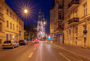 Church of Saint Francis of Assisi on Bernardynska Square in Poznan Poland