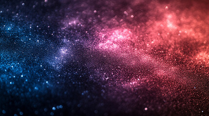Obraz premium A red and blue grainy gradient background with a black backdrop, featuring a noise texture effect, symbolizing creativity, energy, and contrast. Ideal for modern designs, captions, or web headers. 