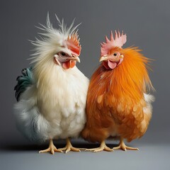 Fototapeta premium chicken and chick