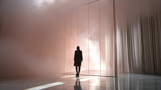 Interactive Design Space Showcasing Responsive Web Design Elements Generative AI