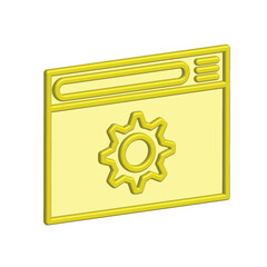 Browser icon design template