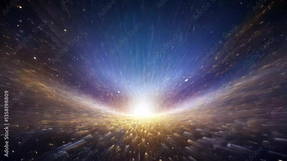 Poster an abstract vortex background showcasing a vibrant explosion of light and colors spiraling through t