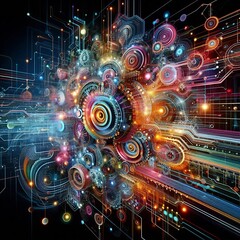 Obraz premium Advancing AI and IoT Integration: Revolutionizing Smart Technologies for Future Innovation 
