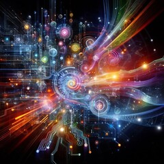 Obraz premium Advancing AI and IoT Integration: Revolutionizing Smart Technologies for Future Innovation 