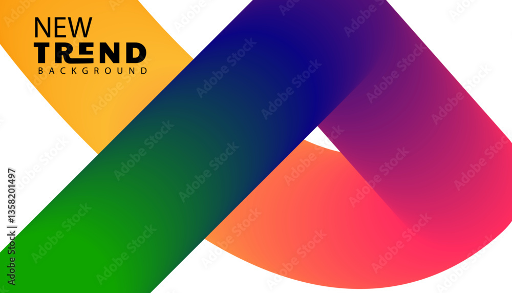 Aufkleber abstract background pattern, abstract orange and red gradient geometric shape circle background. mod