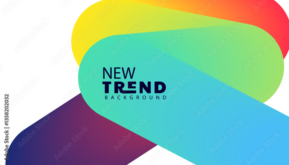 Aufkleber abstract background pattern, abstract orange and red gradient geometric shape circle background. mod