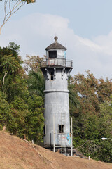 Unpainted Lighthouse, Lake Gatun, Panama Canal