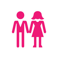 Free vector people group friend symbol icon label sticker