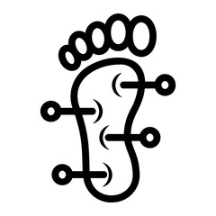 acupuncture Line Icon