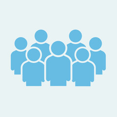 Free vector people group friend symbol icon label sticker