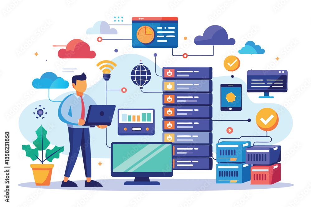 Aufkleber data management expert utilizes technology for big data hosting and analytics in a digital workspace