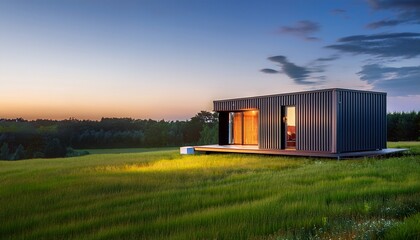 Fototapeta premium sunset in the countryside