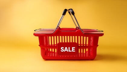 Fototapeta premium empty shopping basket