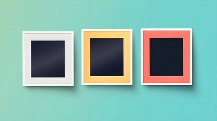 Professional Realistic Instant Photo Frames for Picture Enhancement and Presentation