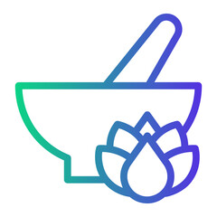 herbs Line Gradient Icon