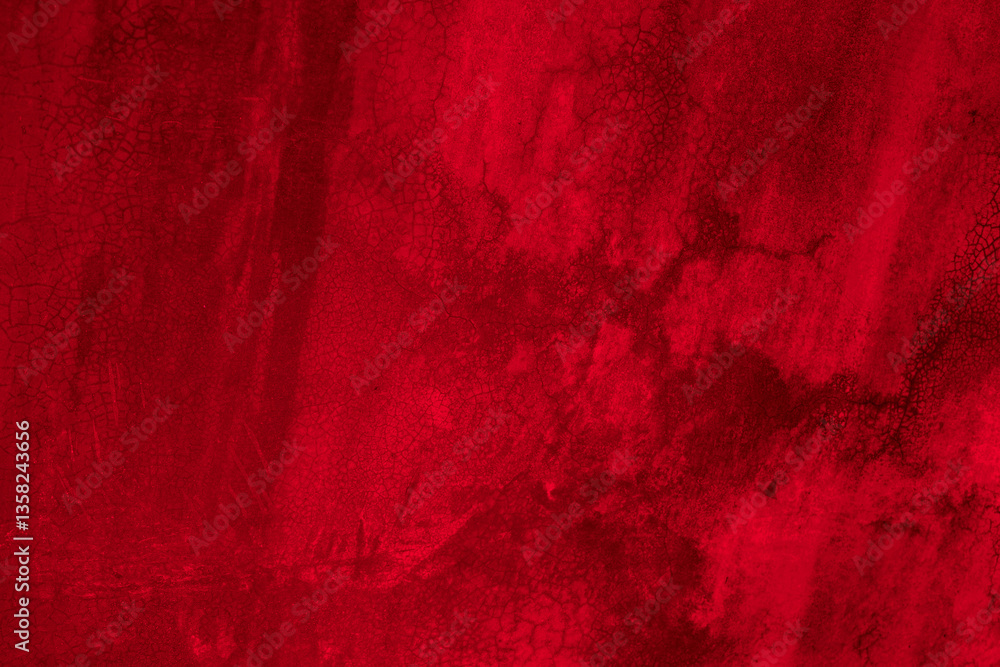 Aufkleber Old wall texture cement black red  background abstract dark color design are light with white gradient background.