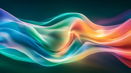 Fototapeta premium Colorful Abstract Fluid Background with Dynamic Swirls and Waves in Motion