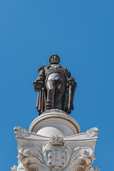 Column of Pedro IV (Coluna de Don Pedro IV) -King Peter IV of Portugal and Algarves monument in...